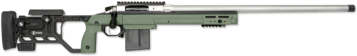 RBG-1S Bolt Gun .308/7.62mm, 20 Inch, KRG Chassis, Green