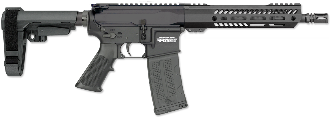 Left Hand RRAge 10.5-Inch 2G Pistol w/SBA3 Arm Brace