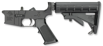 LAR-15LH LEF-T Complete Lower Half / Standard Trigger / 6-Position Tactical CAR Stock