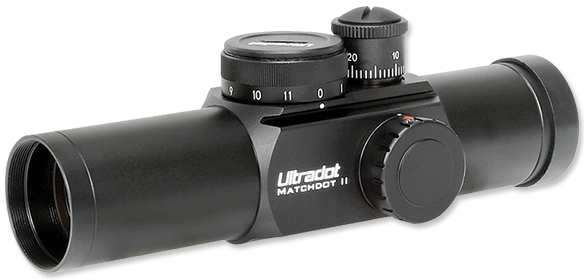 Ultradot Matchdot II 2/4/6/8 MOA Red Dot Sight, Matte Black, for Pistols
