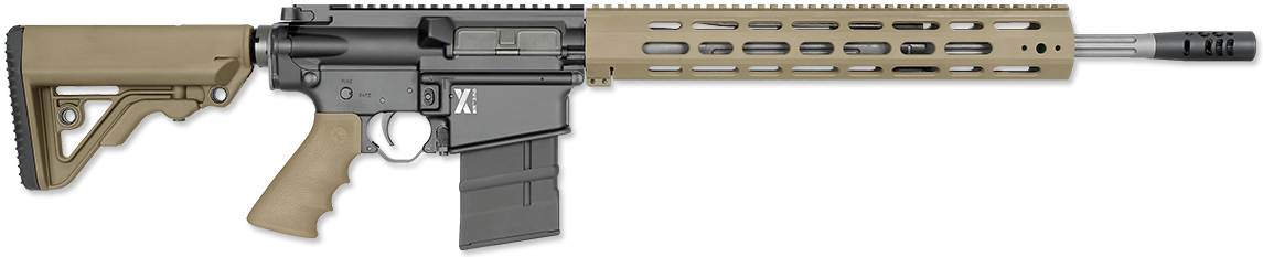 LAR-8 X-1 Rifle, Tan with Operator CAR Stock