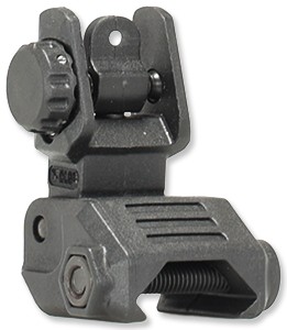 DLG Polymer Flip Rear Sight, Black