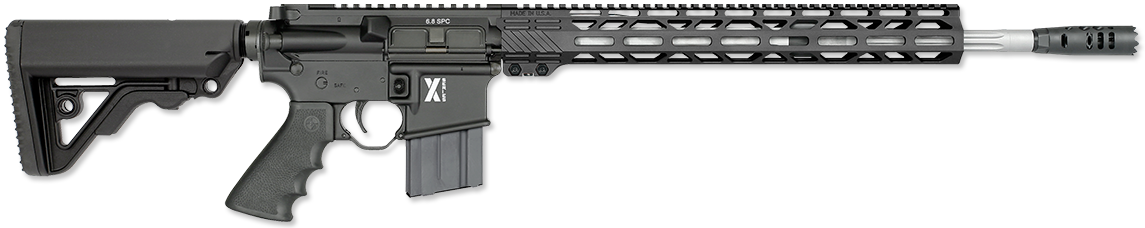 LAR-15M 6.8 X-1 Rifle, Black with Operator CAR Stock