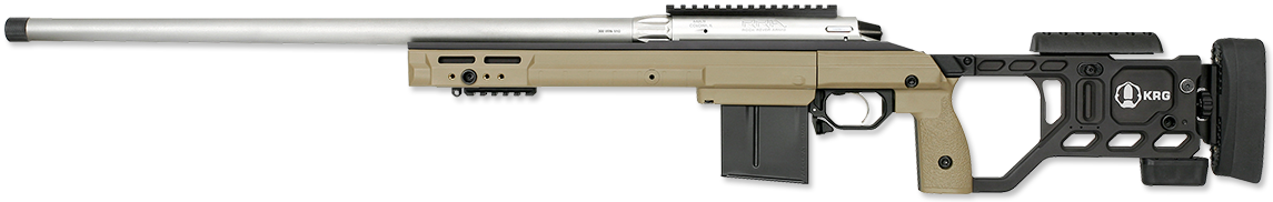 RBG-1S Bolt Gun .308/7.62mm, 20 Inch, KRG Chassis, Tan