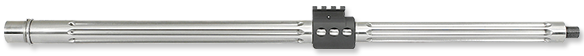 24 Inch Fluted Stainless Steel Varmint Barrel with Varmint Gas Block, Extension and Pin