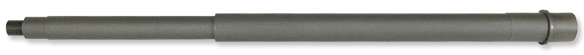 20 Inch Standard Heavy Barrel with Extension and Pin, 1:9 Twist