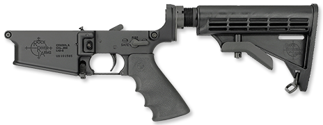 LAR-8 Complete Lower Half / Two Stage Trigger / 6-Position Tactical CAR Stock