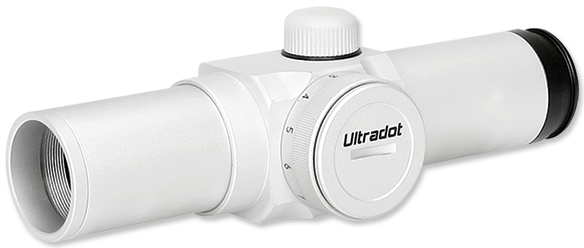 Ultradot Gen1 1 Inch 4 MOA Red Dot Sight, Satin Silver, for Pistols
