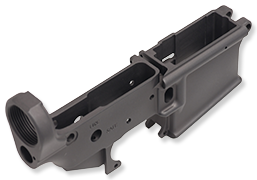 LAR-15M Ambi-cut Forged Lower Receiver, Multi-Caliber, stripped