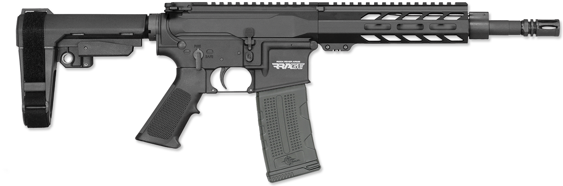 Left Hand RRAge 10.5-Inch Pistol w/SB3 Arm Brace
