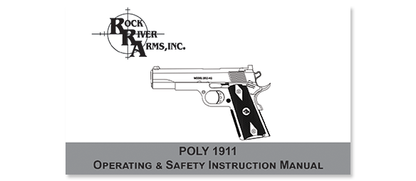 RRA POLY 1911 Operating and Safety Manual